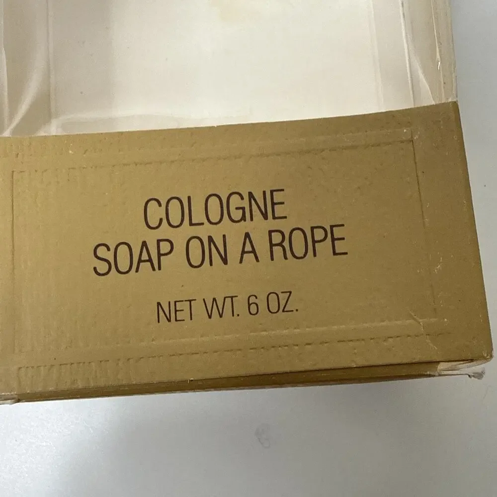 1979 Ralph Lauren CHAPS Men Natural Cologne 2.5 oz 75 ml Soap On a Rope